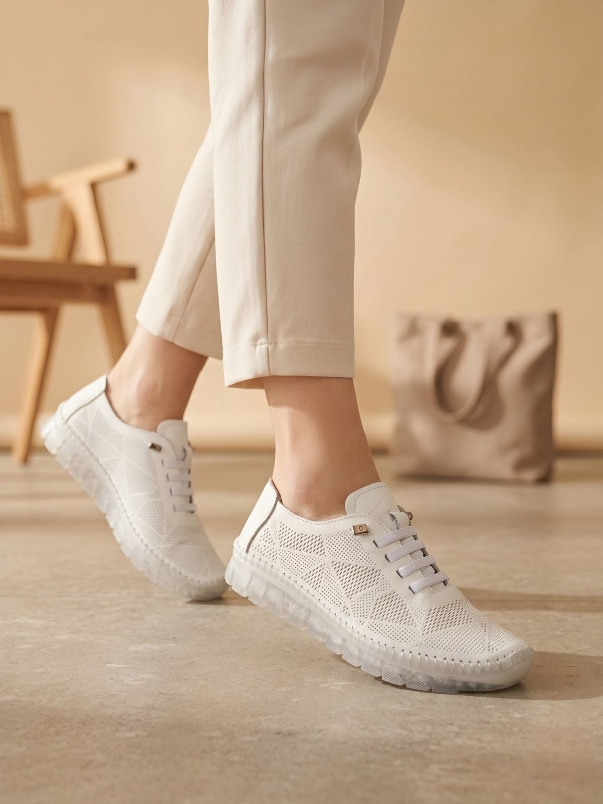 Genuine Leather Woman Comfort 4