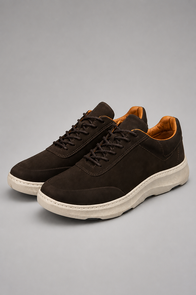 Hakiki Nubuk Deri Erkek Sneaker