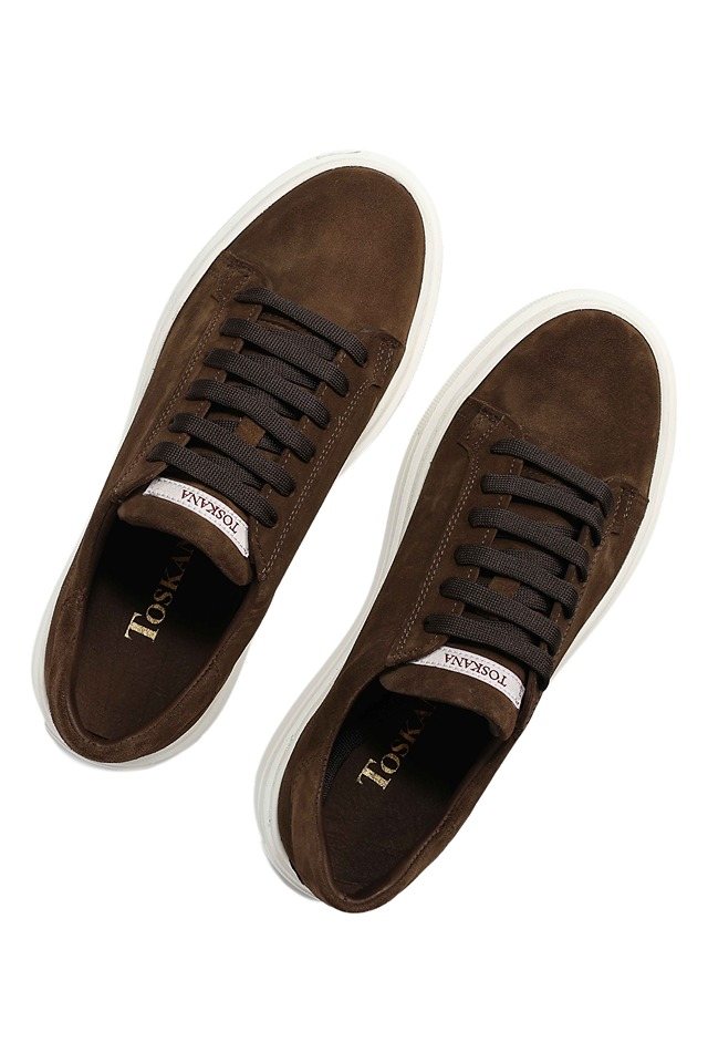 Men's Genuine Suede Leather Sneakers