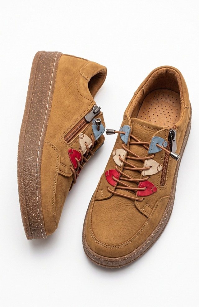 Women's Genuine Leather Nubuck Comfort Shoe 3