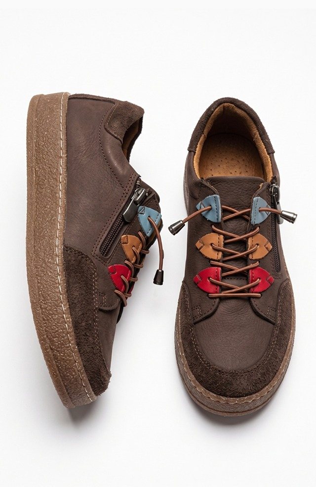 Women's Genuine Leather Nubuck Comfort Shoe